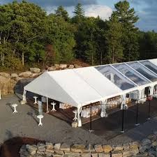 Large outdoor tent with tables, about us